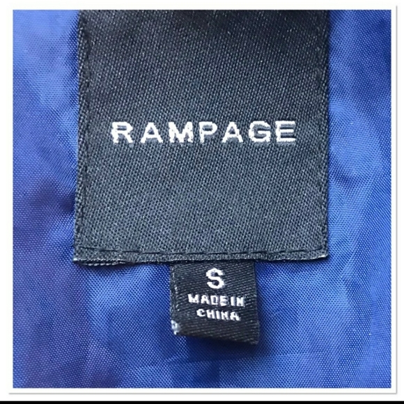 Rampage Royal Blue Pea Coat - Picture 4 of 5